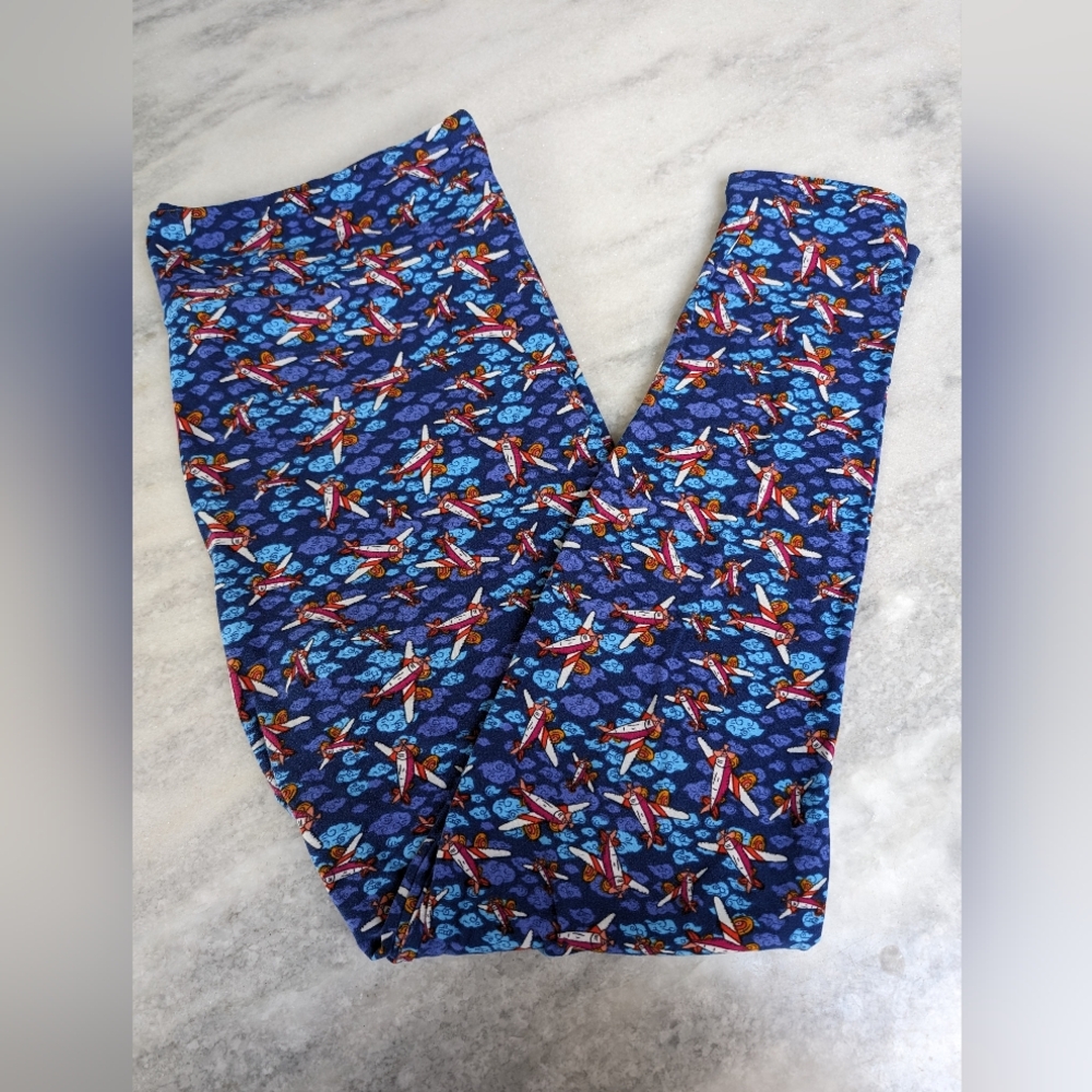 Lularoe Buttery Soft Plane Leggings